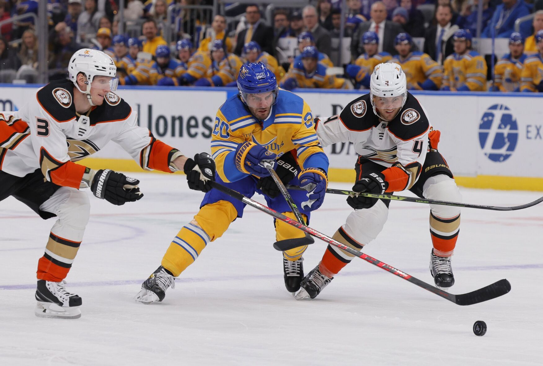 Blues host Ducks